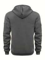 Men's Minimalist Winter Hoodie with Zipper