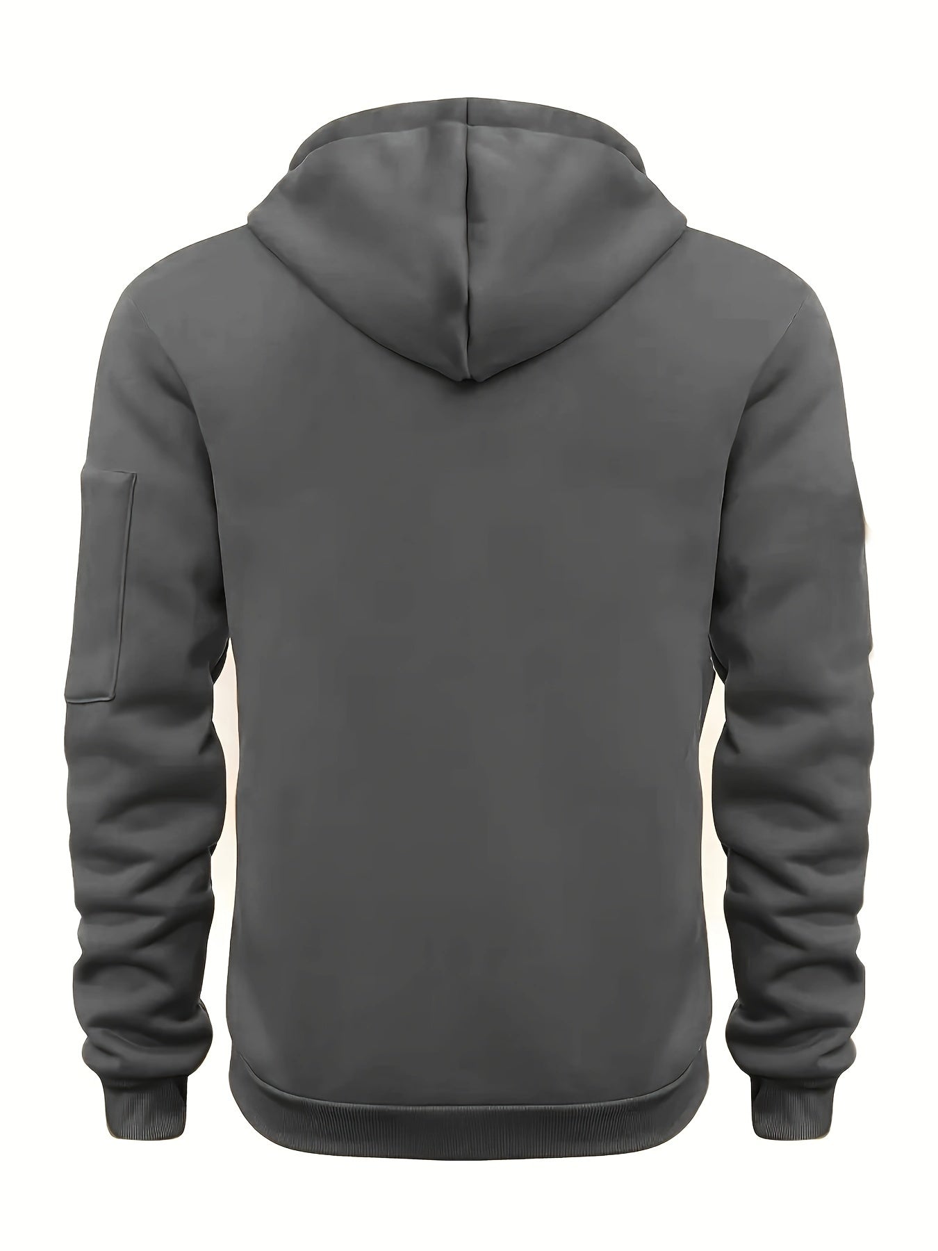 Men's Minimalist Winter Hoodie with Zipper