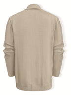 Men's Minimalist Knit Cardigan - Cozy Winter Essential