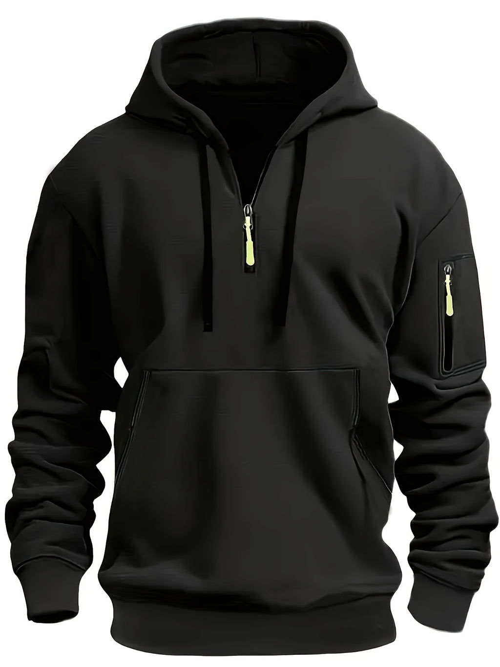 Men's Minimalist Winter Hoodie with Zipper