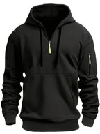 Men's Minimalist Winter Hoodie with Zipper