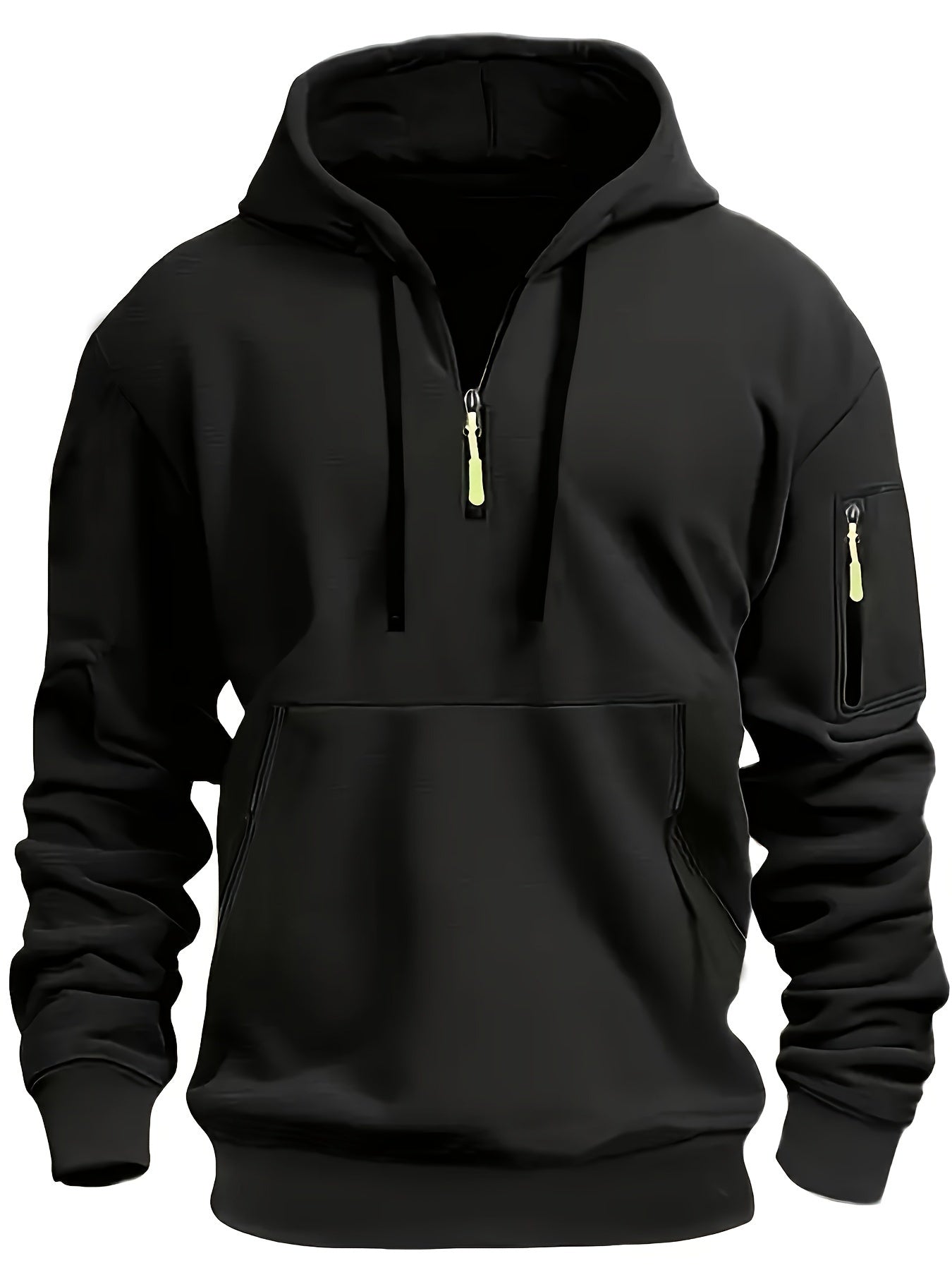 Men's Minimalist Winter Hoodie with Zipper