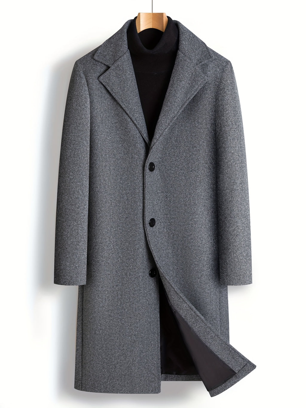 Men's Minimalist Winter Trench Coat