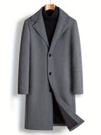 Men's Minimalist Winter Trench Coat