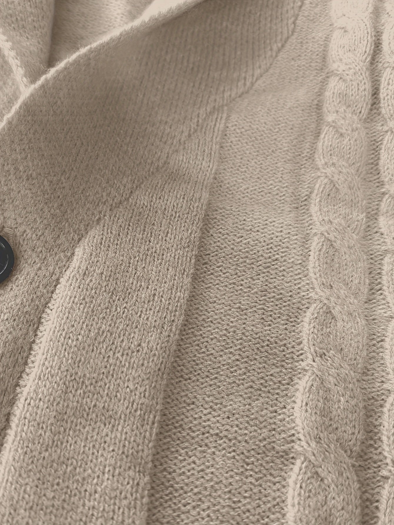 Men's Minimalist Knit Cardigan - Cozy Winter Essential