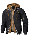 Men's Minimalist Winter Hooded Jacket