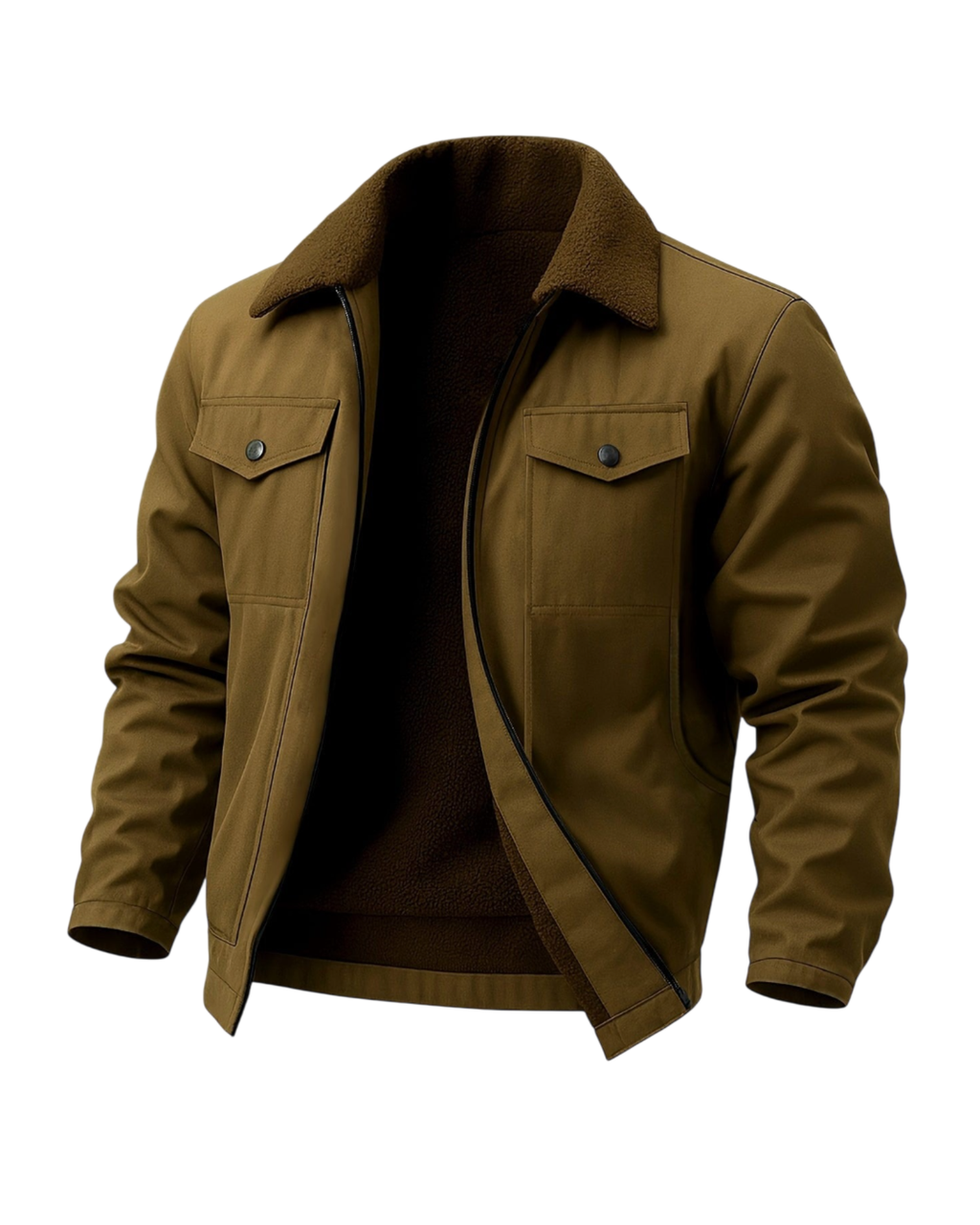 Men's Winter Fleece-Lined Workwear Jacket