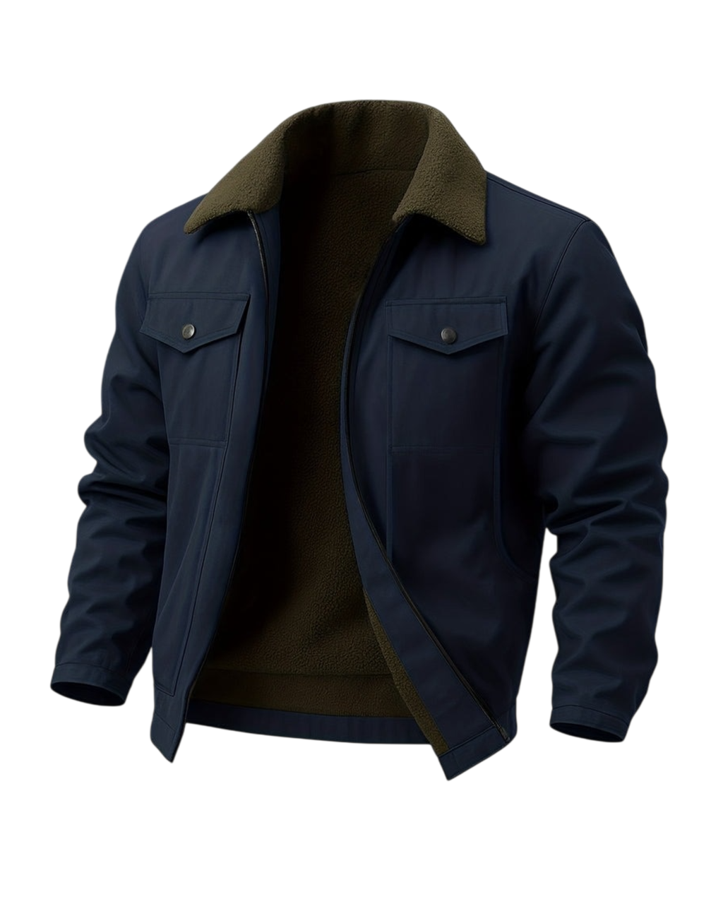 Men's Winter Fleece-Lined Workwear Jacket