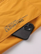 Men's Minimalist Winter Jacket with Hood and Full Zip