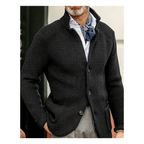 Men's Timeless Wool Knit Cardigan - Winter Essential