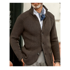 Men's Timeless Wool Knit Cardigan - Winter Essential