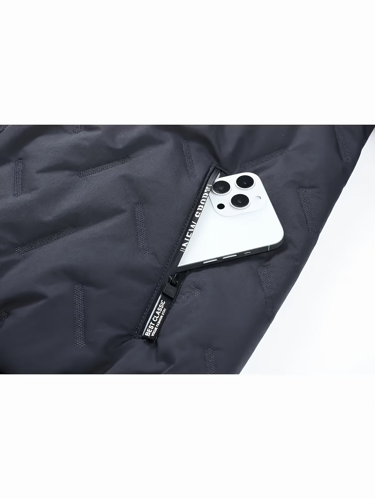 Men's Minimalist Winter Wool Hooded Jacket