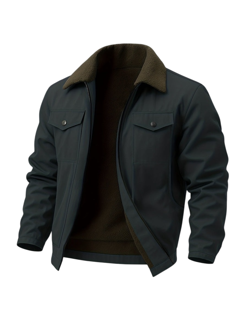 Men's Winter Fleece-Lined Workwear Jacket