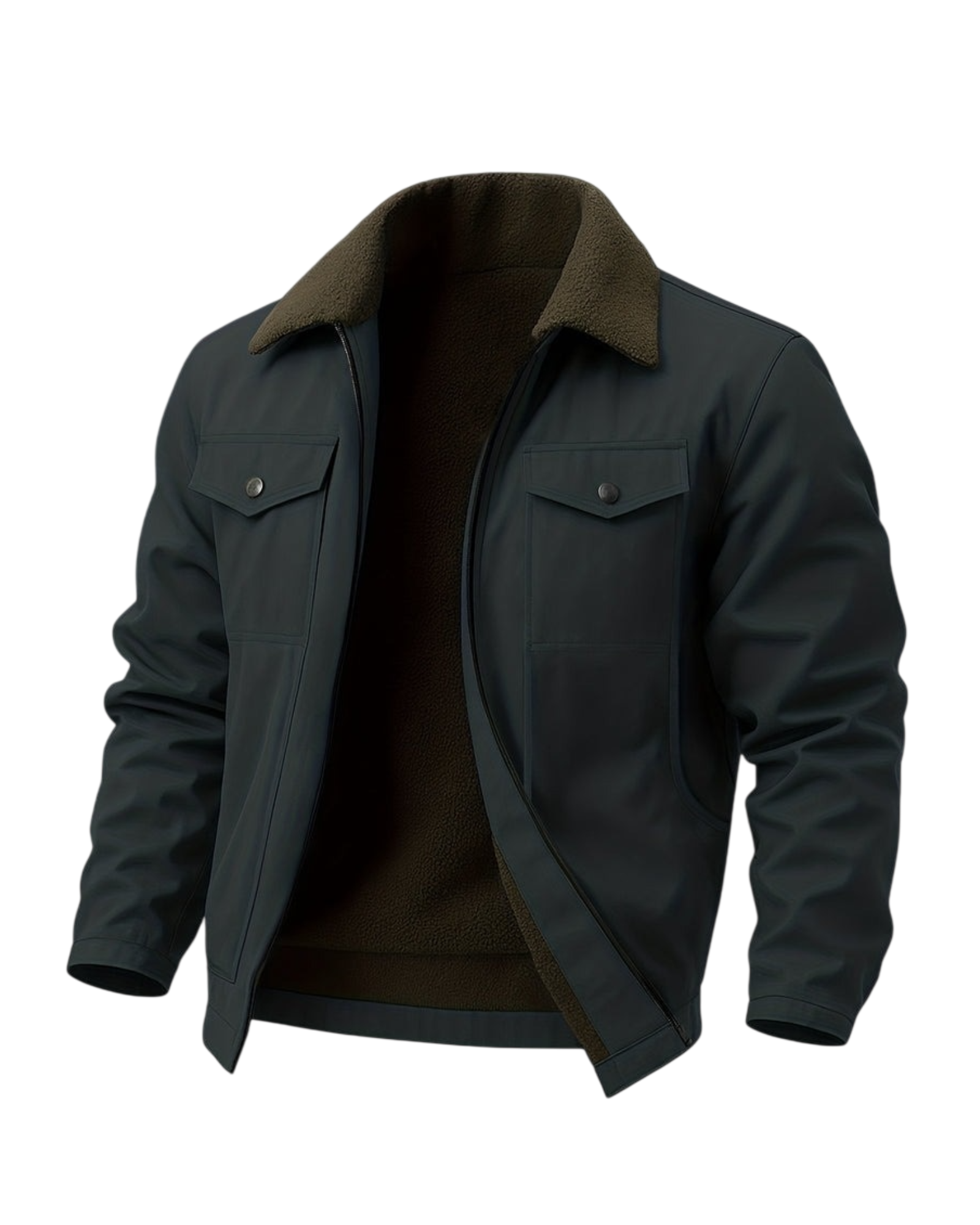 Men's Winter Fleece-Lined Workwear Jacket