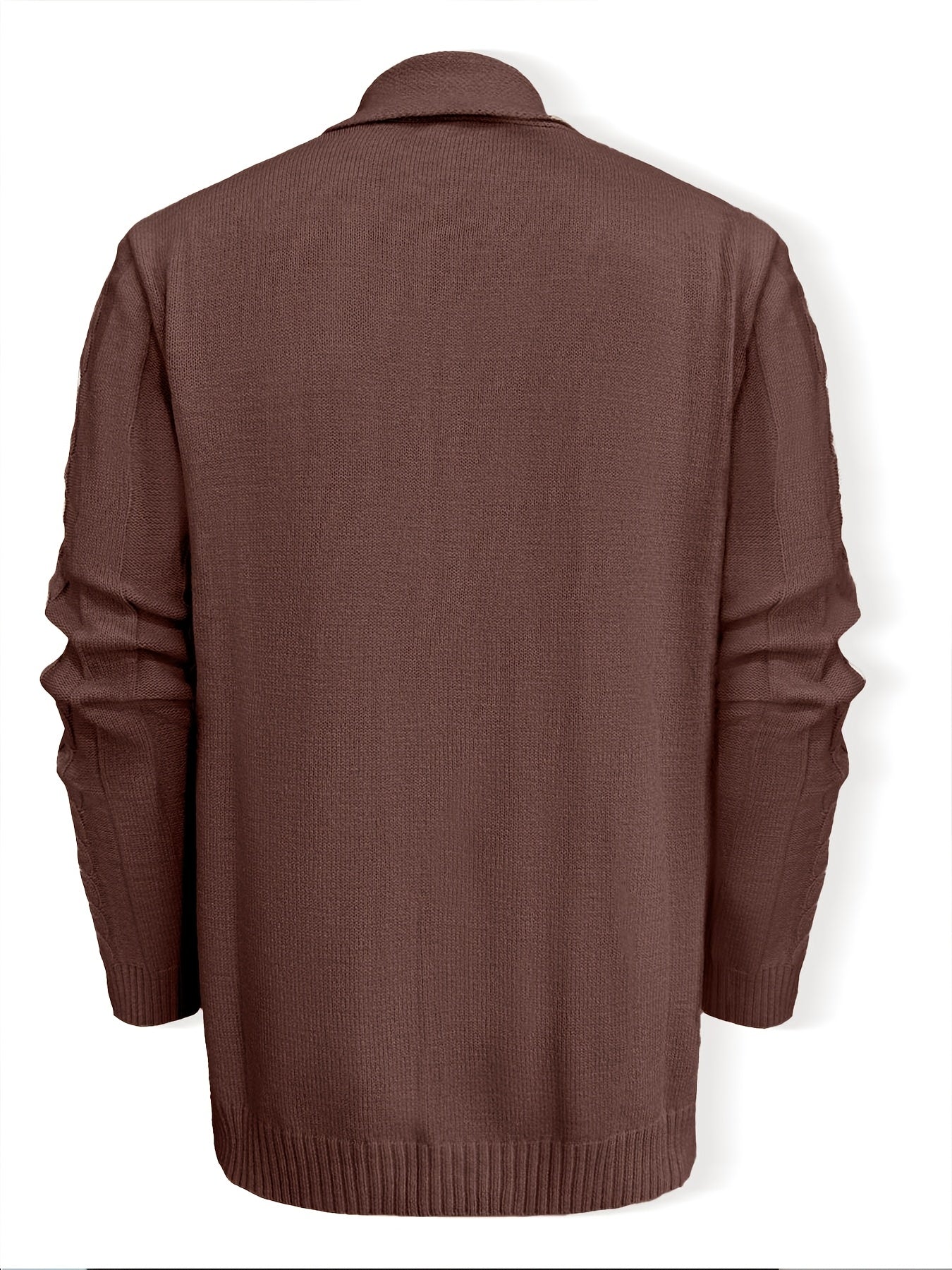 Men's Minimalist Knit Cardigan - Cozy Winter Essential