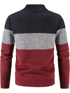 Men's Minimalist High-Neck Wool Jacket