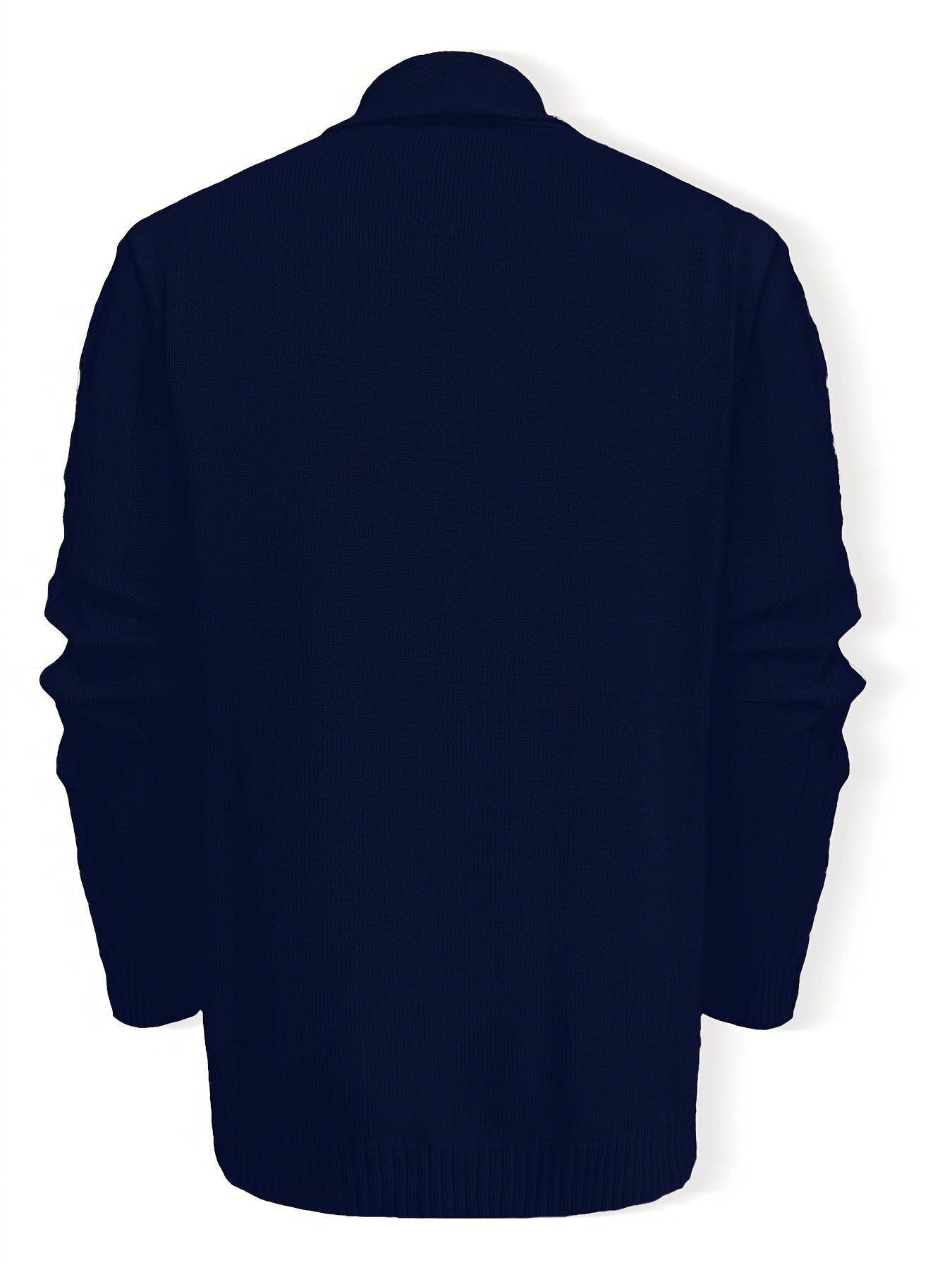 Men's Minimalist Knit Cardigan - Cozy Winter Essential