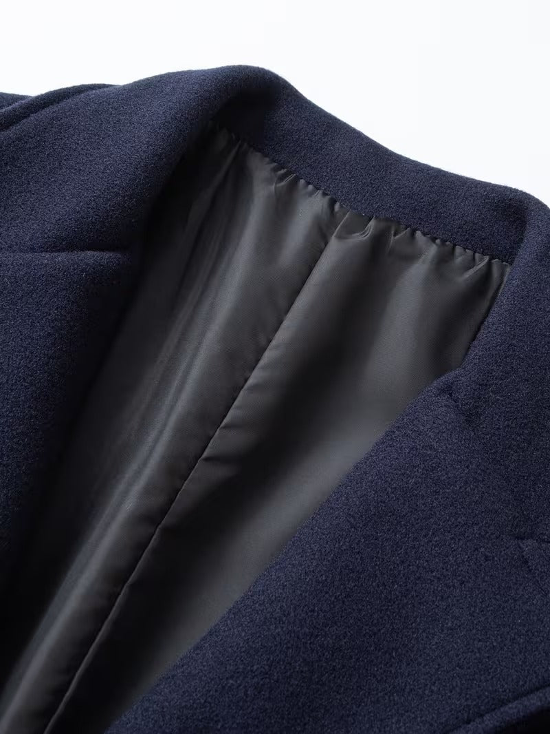 Men's Minimalist Winter Trench Coat