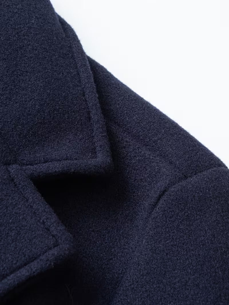 Men's Minimalist Winter Trench Coat