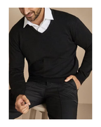 Men's Premium V-Neck Knit Sweater - Ultimate Comfort & Style