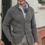 Men's Timeless Wool Knit Cardigan - Winter Essential