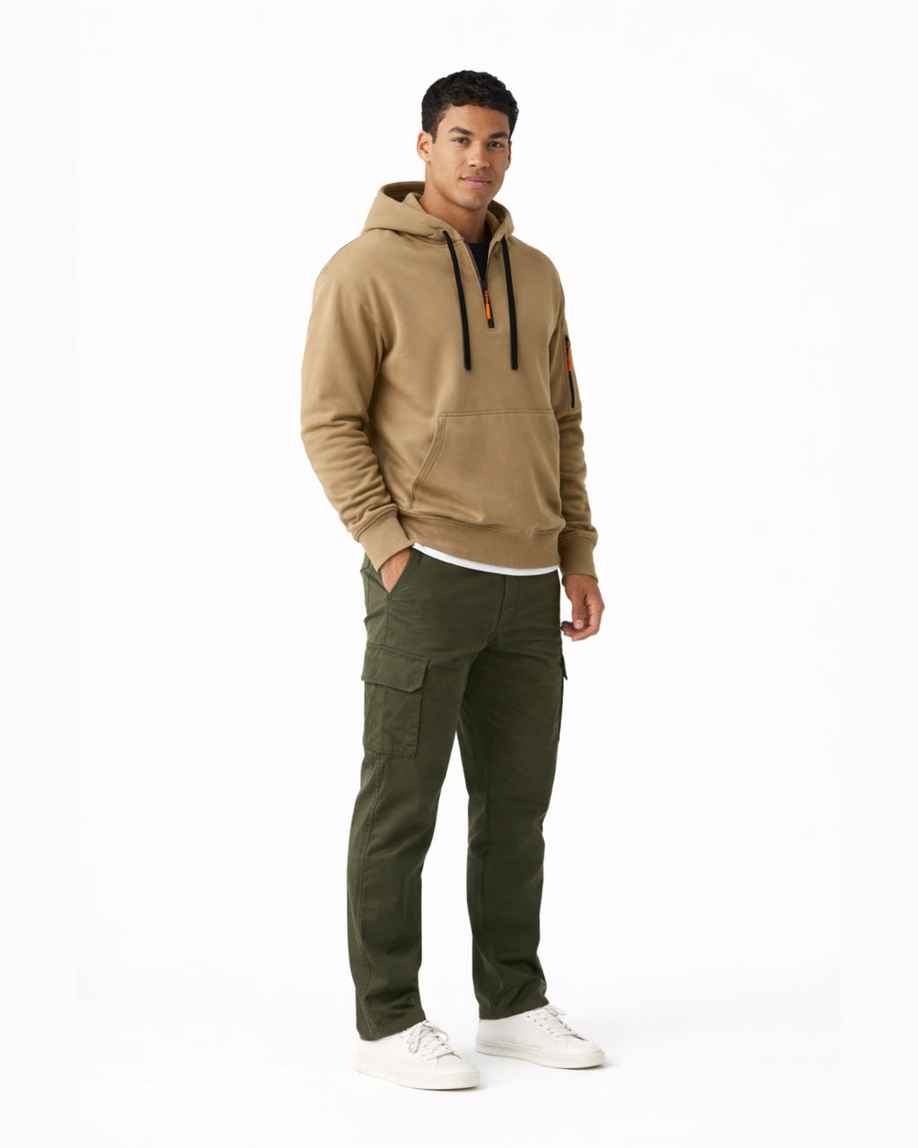 Men's Minimalist Winter Hoodie with Zipper