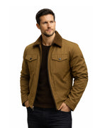 Men's Winter Fleece-Lined Workwear Jacket